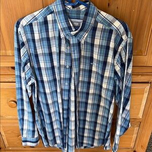 Men's Southern Tide Blue Plaid Shirt